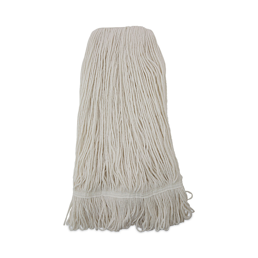 Boardwalk Pro Loop Web/Tailband Wet Mop Head, Rayon, 24oz, White (BWK424REA)