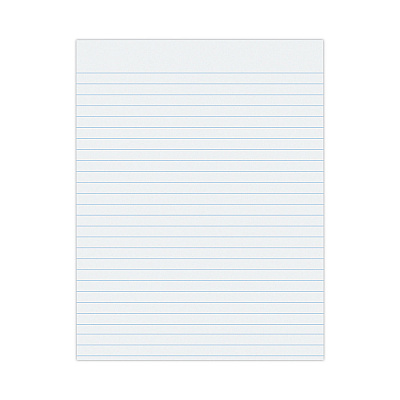 Pacon Composition Paper, 8.5 x 11, Wide/Legal Rule, 500/Pack (2403)