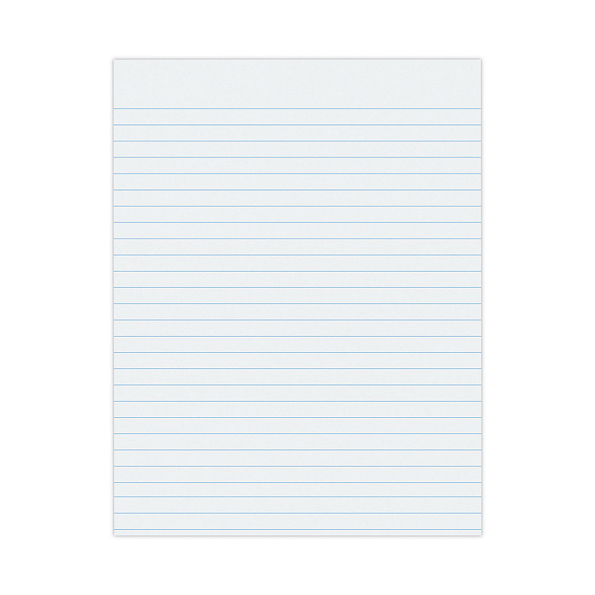 Pacon Composition Paper, 8.5 x 11, Wide/Legal Rule, 500/Pack (2403)