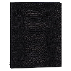 Blueline EcoLogix NotePro Executive Notebook, 1 Subject, Medium/College Rule, Black Cover, 11 x 8.5, 100 Sheets (A10200EBLK)