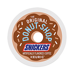 The Original Donut Shop SNICKERS Flavored Coffee K-Cups, 24/Box (9608)