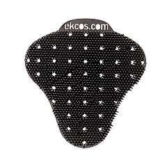 Diversey ekcoscreen Urinal Screens, Mint Scent, Black, 12/Carton (EKS7BK12)