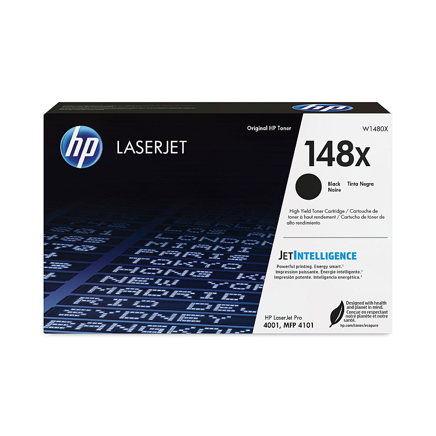 HP 148X High Yield Black Toner Cartridge W1480X