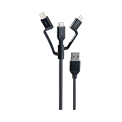 Case Logic Universal USB Cable, 3.5 ft, Black (CLOPCA101BK)