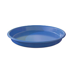 deflecto Little Artist's Antimicrobial Craft Tray, 13" Dia., Blue (39514BLU)