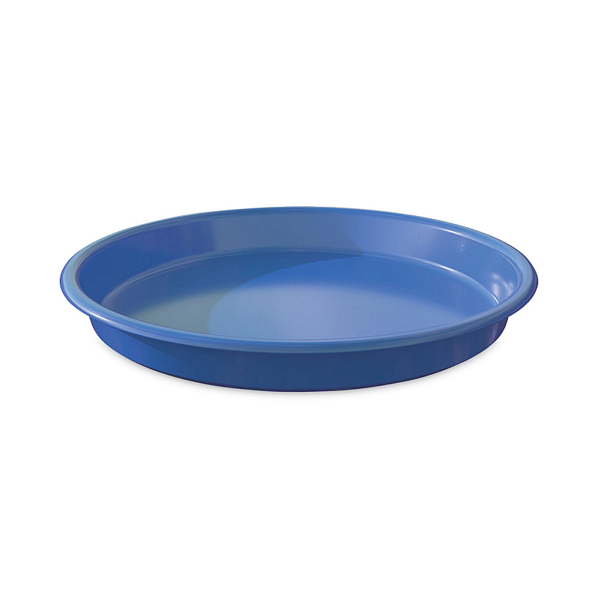 deflecto Little Artist's Antimicrobial Craft Tray, 13" Dia., Blue (39514BLU)