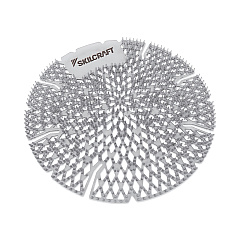 AbilityOne 6840016998443 SKILCRAFT Lasting Power Urinal Screen Deodorizer, Ice, Silver, 10/Carton