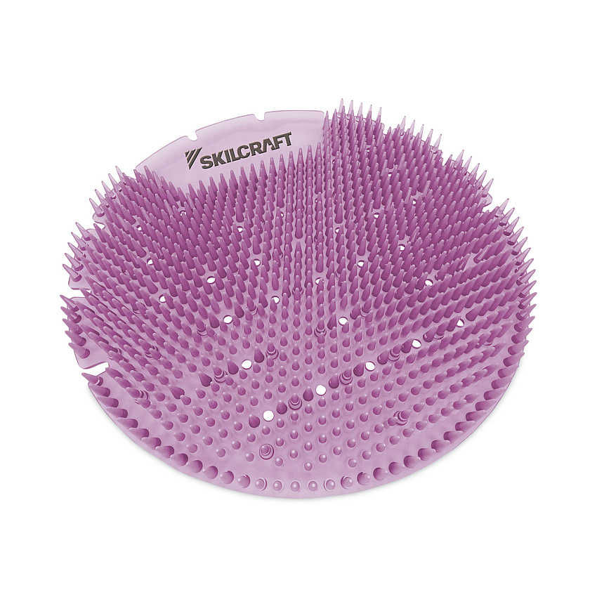 AbilityOne 6840016998448 SKILCRAFT Extended Power Urinal Screen Deodorizer, Lavender Lace, Purple, 6/Carton