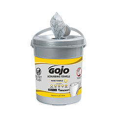 AbilityOne 7930016997556, SKILCRAFT GOJO Scrubbing Towels, Fresh Citrus Scent, 72/Canister, 6/Carton