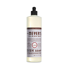 Mrs. Meyer's Dish Soap, Lavender Scent, 16 oz Bottle, 6/Carton (347634)