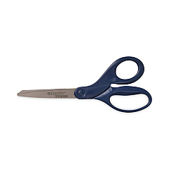 Westcott Titanium Bonded Scissors, 8" Long, 3.5" Cut Length, Navy Straight Handle (17509)