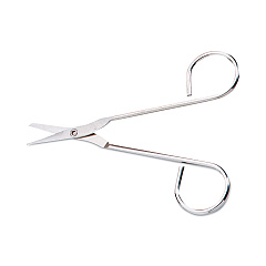 First Aid Only Scissors, Pointed Tip, 4.5" Long, Nickel Straight Handle (FAE6004)