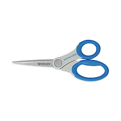 Westcott Scissors with Antimicrobial Protection, 8" Long, 3.5" Cut Length, Blue Straight Handle (14643)