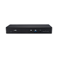 Kensington SD4850P USB-C 10 Gbps Dual Video Driverless Docking Station, Black (K34115NA)