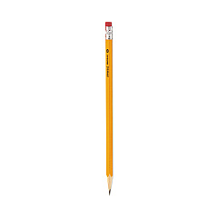 Universal #2 Woodcase Pencil, HB (#2), Black Lead, Yellow Barrel, Dozen (UNV55400)