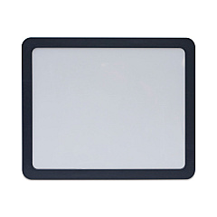 Universal Recycled Cubicle Dry Erase Board, 15.88 x 12.88, Charcoal, with Three Magnets (UNV08165)