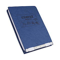 Universal Pressboard Hanging Binder, 2 Posts, 6" Capacity, 9.5 x 11, Blue (UNV15432)