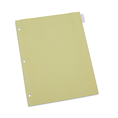 Universal Insertable Tab Index, 8-Tab, 11 x 8.5, Buff, 24 Sets (UNV20841)