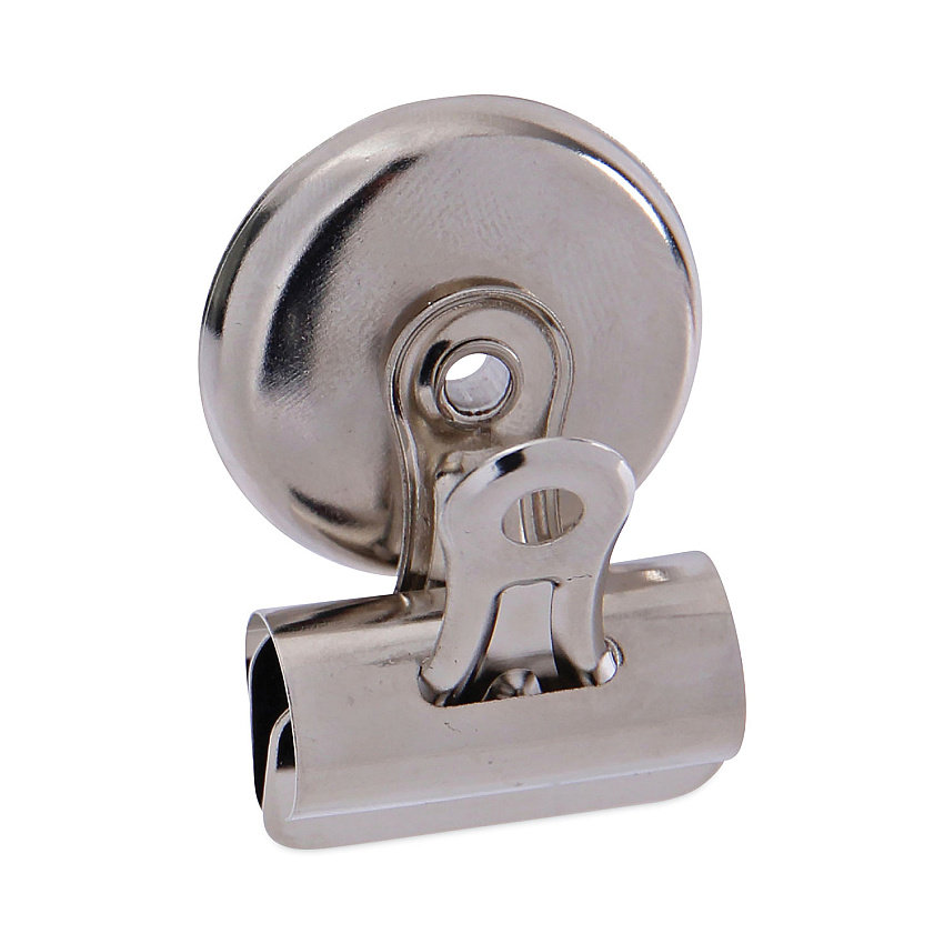 Universal Bulldog Magnetic Clips, Small, Nickel-Plated,18/Pack (UNV31260)