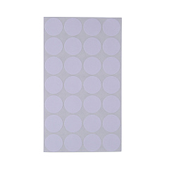 Universal Self-Adhesive Removable Color-Coding Labels, 0.75" dia., White, 28/Sheet, 36 Sheets/Pack (