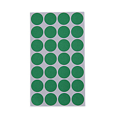 Universal Self-Adhesive Removable Color-Coding Labels, 0.75" dia., Green, 28/Sheet, 36 Sheets/Pack (