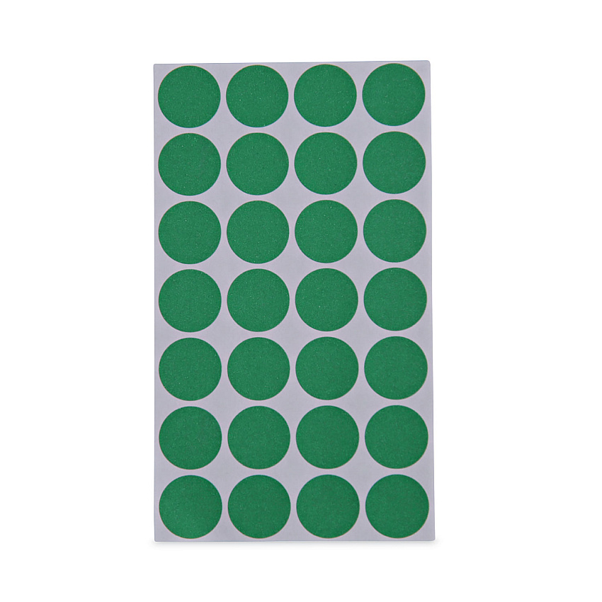 Universal Self-Adhesive Removable Color-Coding Labels, 0.75" dia., Green, 28/Sheet, 36 Sheets/Pack (