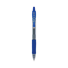 Pilot G2 Premium Gel Pen, Retractable, Bold 1 mm, Blue Ink, Smoke Barrel, Dozen (31257)