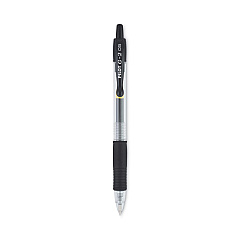 Pilot G2 Premium Gel Pen, Retractable, Extra-Fine 0.5 mm, Black Ink, Smoke Barrel, Dozen (31002)