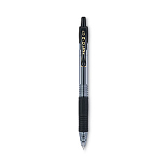 Pilot G2 Premium Gel Pen Convenience Pack, Retractable, Fine 0.7 mm, Black Ink, Black Barrel, 36/Pack (84065)