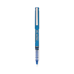 Pilot Precise V5 Roller Ball Pen, Stick, Extra-Fine 0.5 mm, Blue Ink, Blue Barrel, Dozen (35335)
