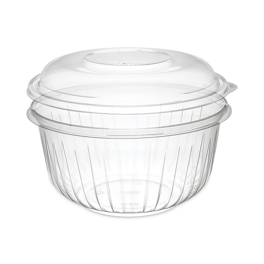 Dart PresentaBowls Bowl/Lid Combo-Paks, 48 oz, Clear, Plastic, 126/Carton (C48BCD)