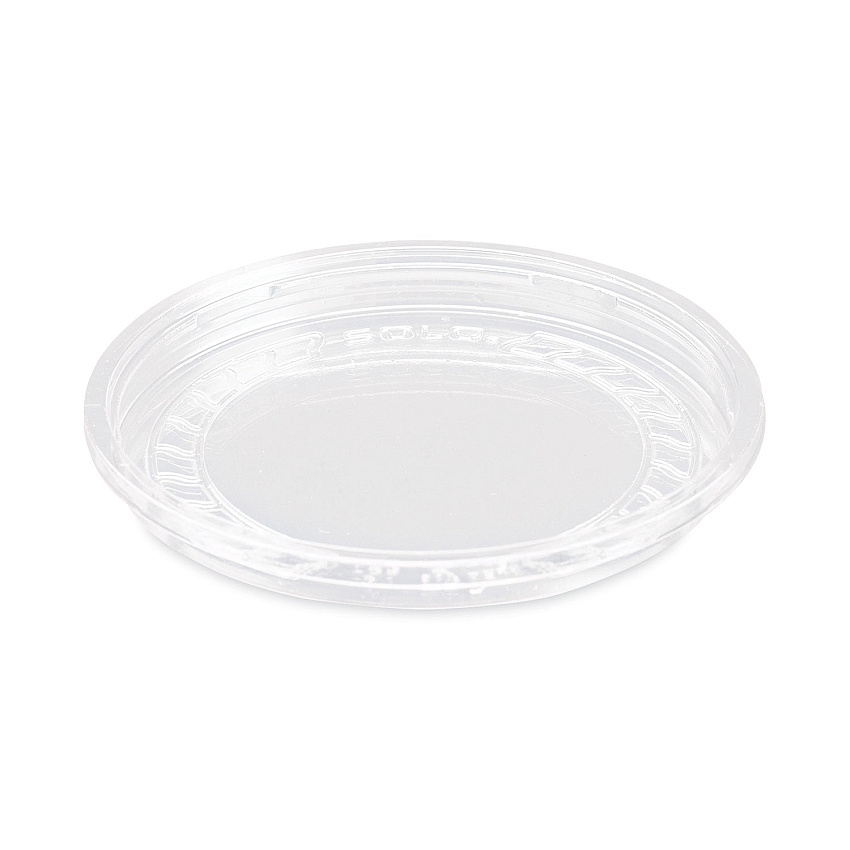 Dart Bare Eco-Forward RPET Deli Container Lids, Recessed Lid, Fits 8 oz, Clear, 50/Pack, 10 Packs/Carton (LG8R)