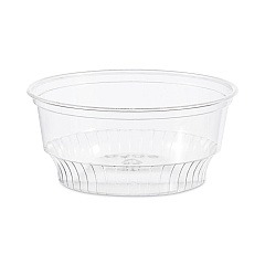 Dart SoloServe Flat-Top Dome Cup Lids, Fits 5 oz to 8 oz Containers, Clear, 50/Pack 20 Packs/Carton (SDL58)