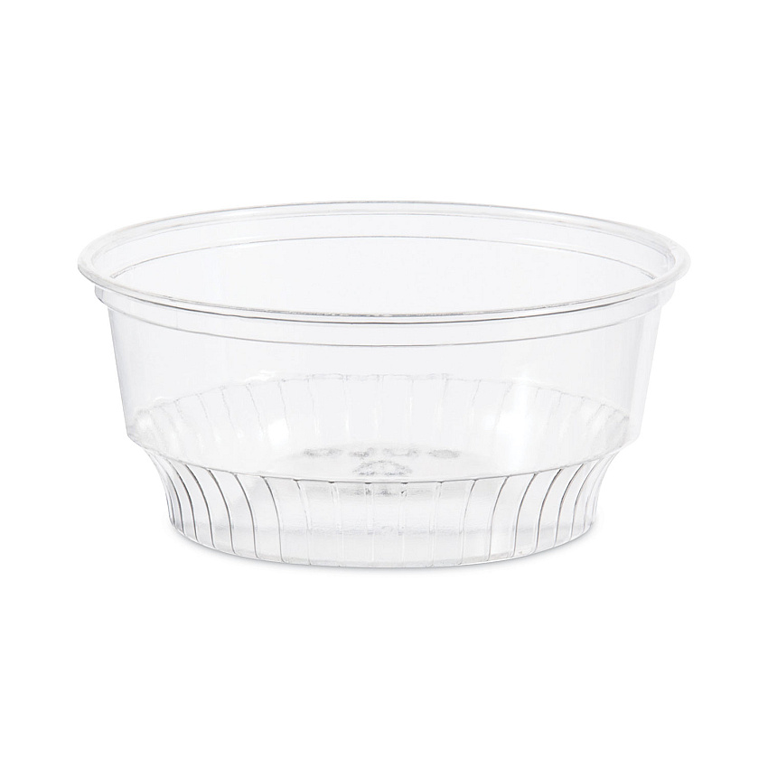 Dart SoloServe Flat-Top Dome Cup Lids, Fits 5 oz to 8 oz Containers, Clear, 50/Pack 20 Packs/Carton (SDL58)