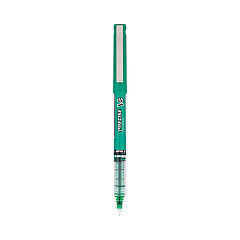 Pilot Precise V5 Roller Ball Pen, Stick, Extra-Fine 0.5 mm, Green Ink, Green Barrel, Dozen (25104)