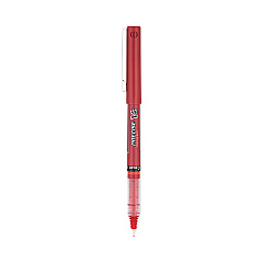 Pilot Precise V5 Roller Ball Pen, Stick, Extra-Fine 0.5 mm, Red Ink, Red Barrel, Dozen (35336)