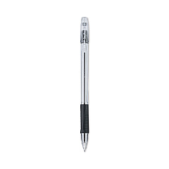 Pilot EasyTouch Ballpoint Pen, Stick, Fine 0.7 mm, Black Ink, Clear Barrel, Dozen (32001)
