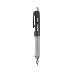 Pilot Dr. Grip Ballpoint Pen, Retractable, Medium 1 mm, Black Ink, Black Barrel (36100)