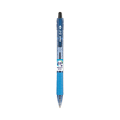 Pilot B2P Bottle-2-Pen Recycled Ballpoint Pen, Retractable, Fine 0.7 mm, Black Ink, Translucent Blue Barrel, Dozen (32600)