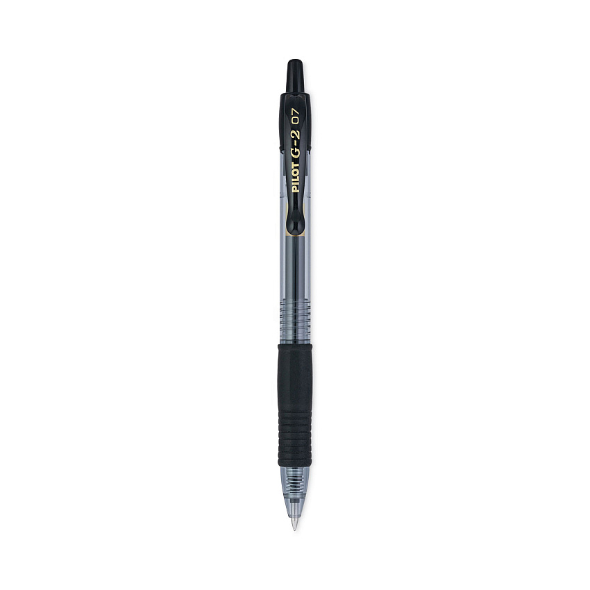 Pilot G2 Premium Gel Pen Convenience Pack, Retractable, Bold 1 mm, Black Ink, Smoke Barrel, 36/Pack (84095)