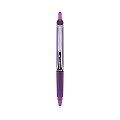 Pilot Precise V5RT Roller Ball Pen, Retractable, Extra-Fine 0.5 mm, Purple Ink, Purple Barrel (26066)