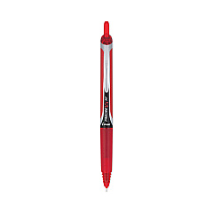 Pilot Precise V5RT Roller Ball Pen, Retractable, Extra-Fine 0.5 mm, Red Ink, Red Barrel (26064)