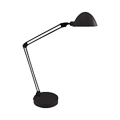 Ledu LED Desk and Task Lamp, 5W, 5.5"w x 13.38"d x 21.25"h, Black (L9142BK)