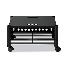 Vertiflex Underdesk Machine Stand, One-Shelf, 21.5w x 17.88d x 11.5h, Black (VF52009)