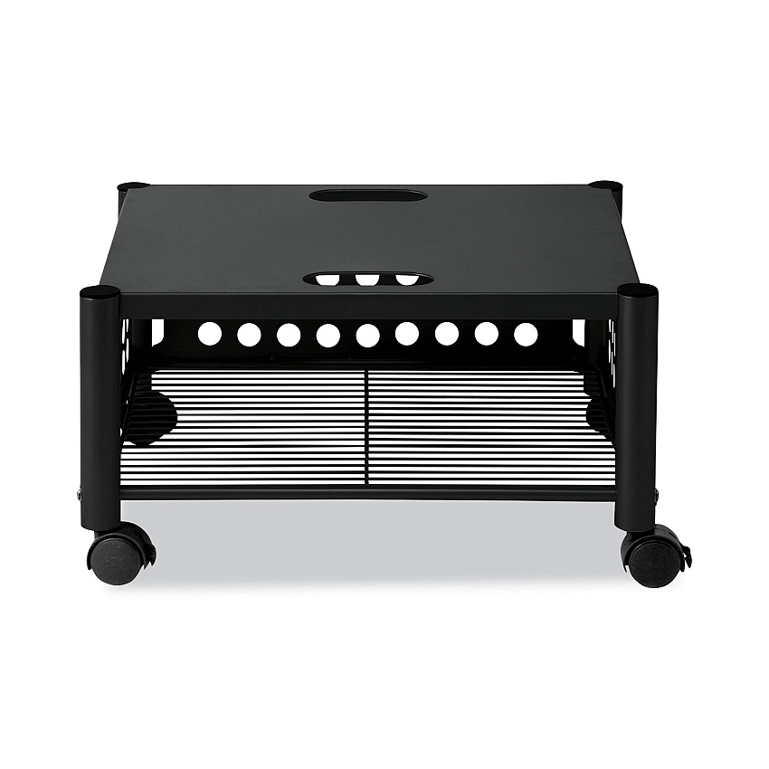 Vertiflex Underdesk Machine Stand, One-Shelf, 21.5w x 17.88d x 11.5h, Black (VF52009)