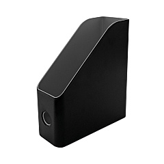 Advantus Fusion Magazine File, 3.5 x 9.5 x 12, Black/Gray (37677)