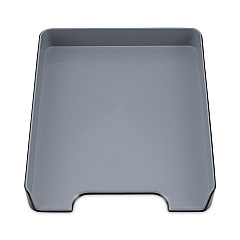 Advantus Fusion Letter Tray, 1 Section, Letter Size Files, 9.75" x 12.5" x 1.75", Black (37678)