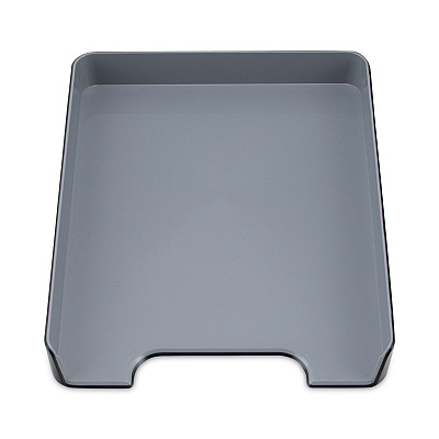 Advantus Fusion Letter Tray, 1 Section, Letter Size Files, 9.75" x 12.5" x 1.75", Black (37678)