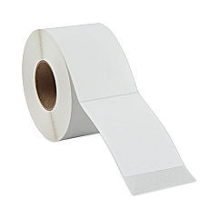 Universal Thermal Transfer Blank Shipping Labels, Label Printers, 4 x 6, White, 1,000/Roll, 4 Rolls/