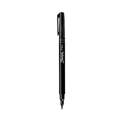 Sharpie Brush Tip Pens, Fine Brush Tip, Black, Dozen (2011280)
